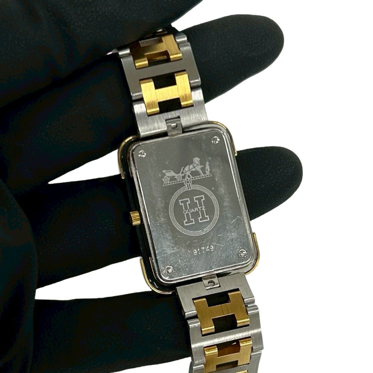 稼働品 極 美品 HERMES エルメス ヴィンテージ クロアジュール H ロゴ