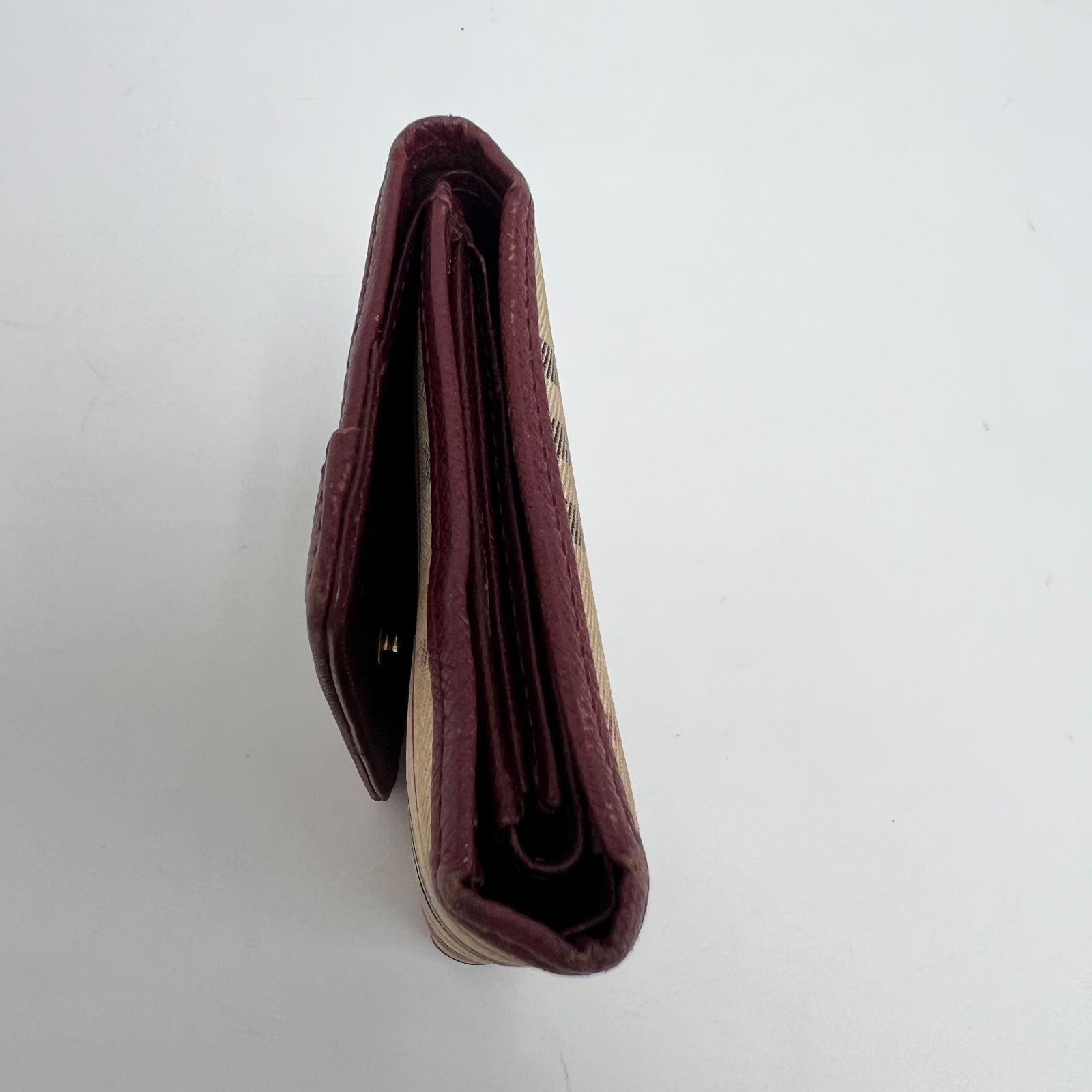 格安/訳あり】BURBERRY バーバリー 折財布 ミニ財布 ノバチェック