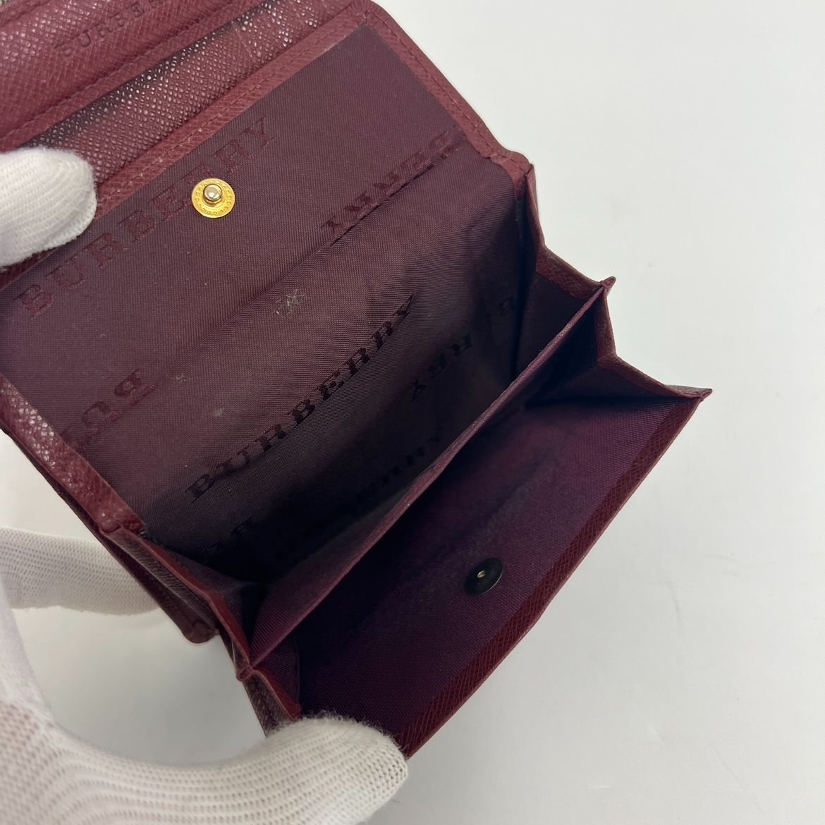 格安/訳あり】BURBERRY バーバリー 折財布 ミニ財布 ノバチェック