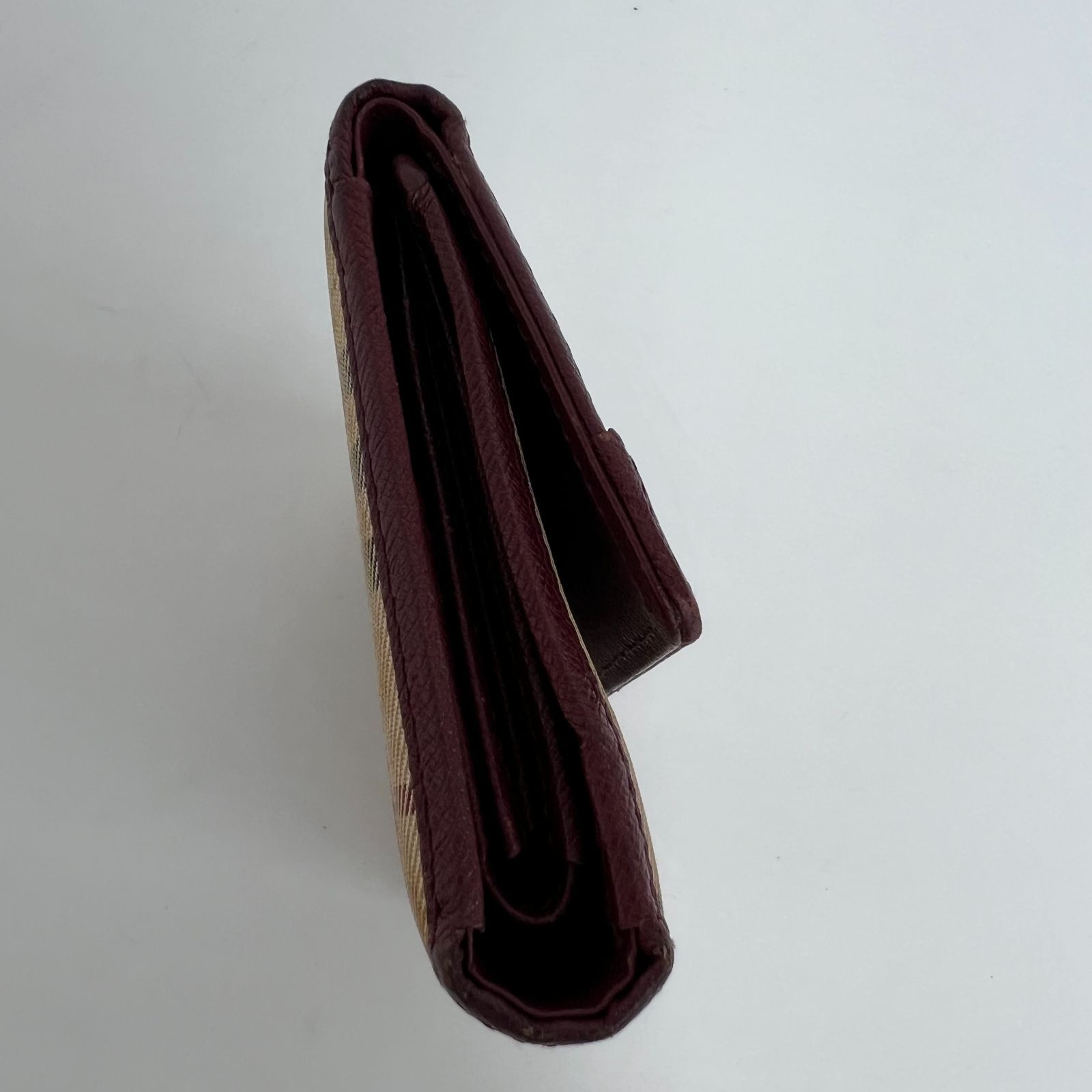 格安/訳あり】BURBERRY バーバリー 折財布 ミニ財布 ノバチェック