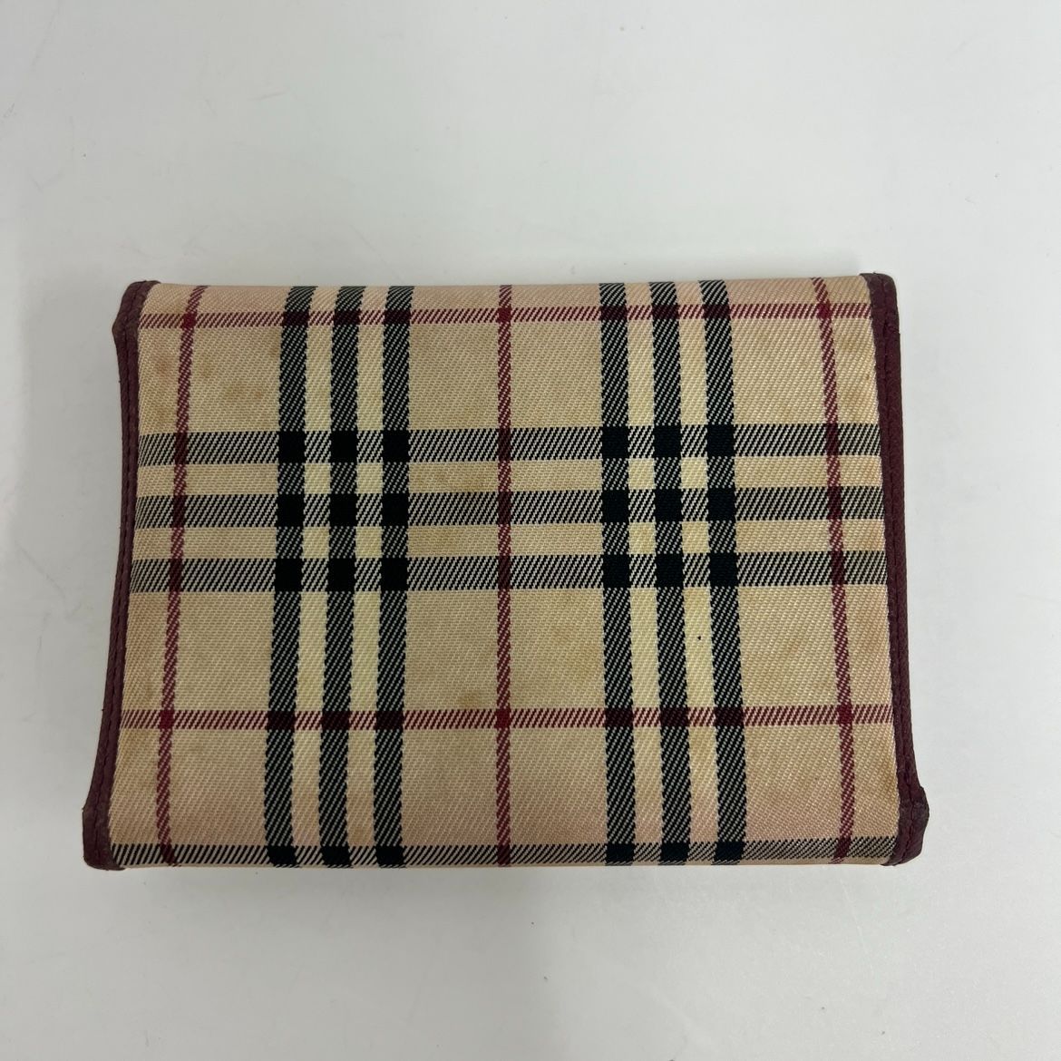 格安/訳あり】BURBERRY バーバリー 折財布 ミニ財布 ノバチェック