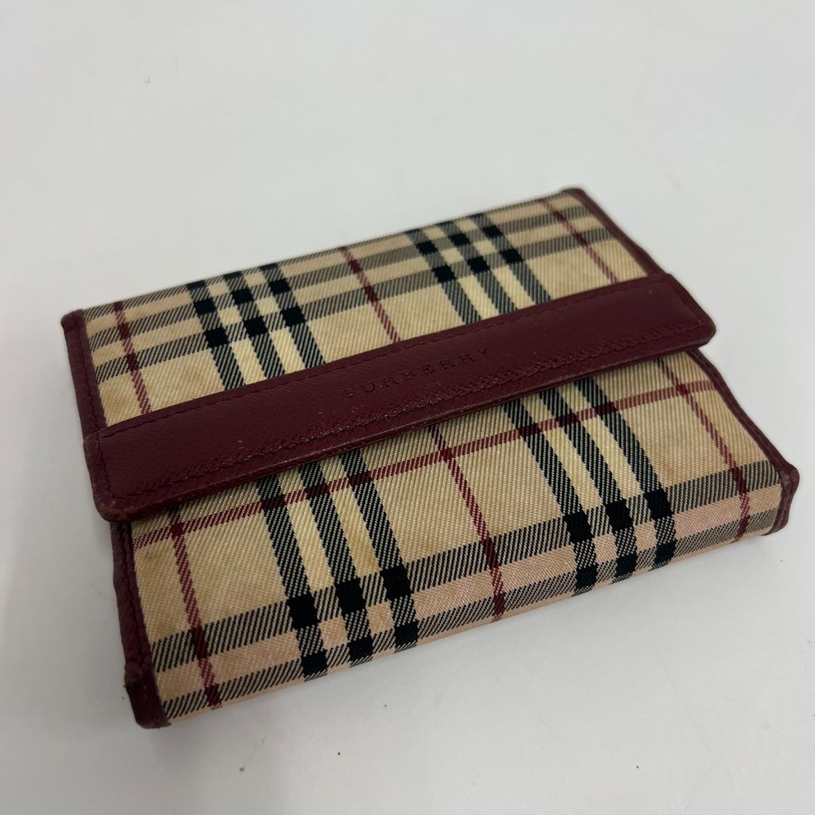 格安/訳あり】BURBERRY バーバリー 折財布 ミニ財布 ノバチェック