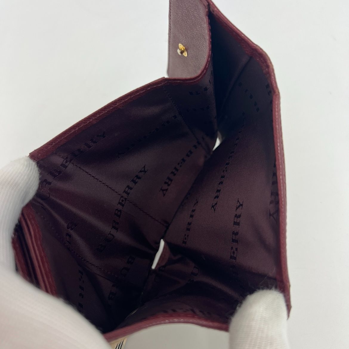格安/訳あり】BURBERRY バーバリー 折財布 ミニ財布 ノバチェック