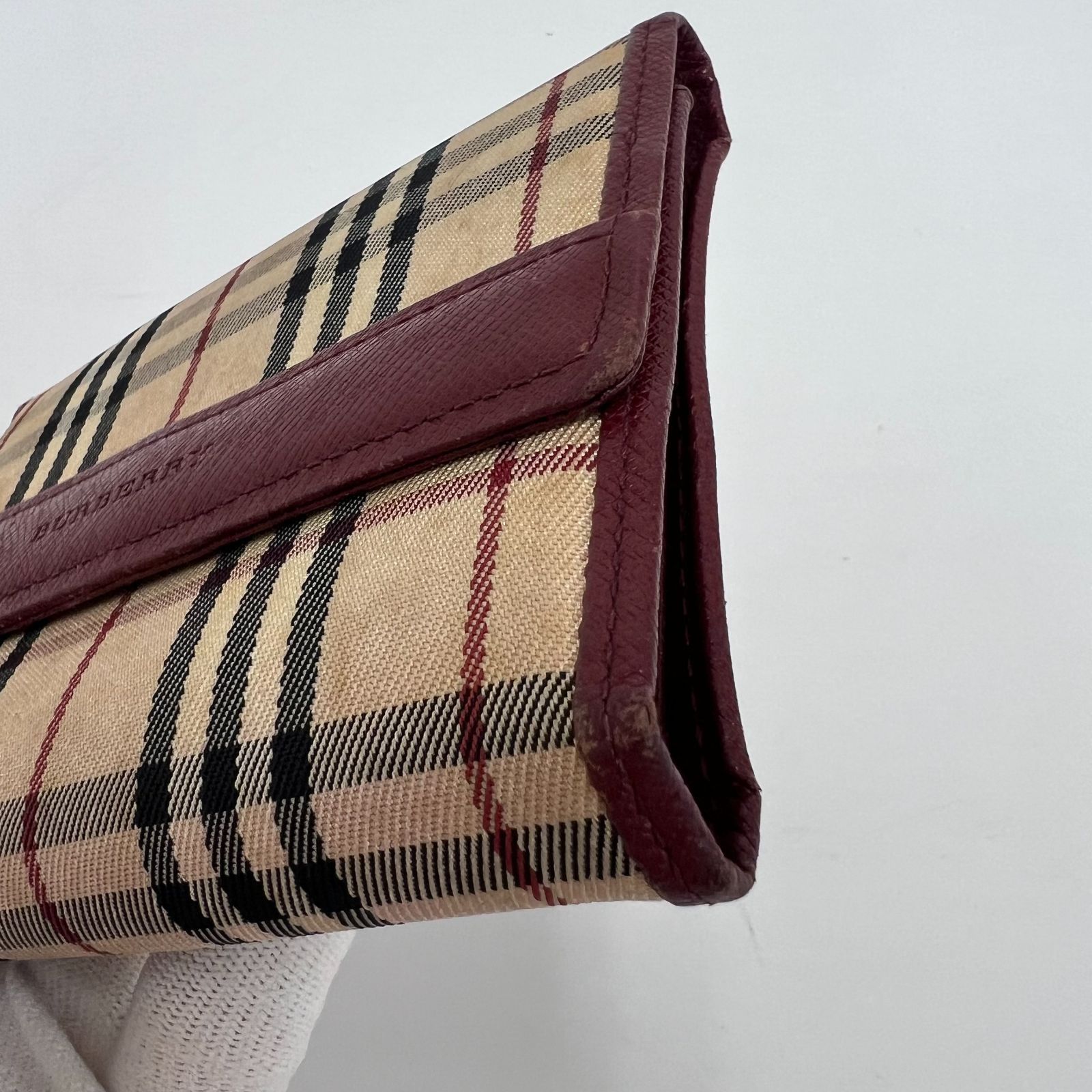 格安/訳あり】BURBERRY バーバリー 折財布 ミニ財布 ノバチェック