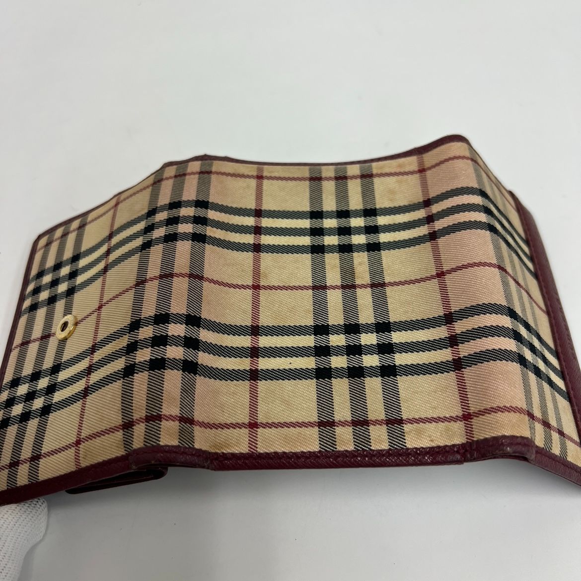 格安/訳あり】BURBERRY バーバリー 折財布 ミニ財布 ノバチェック