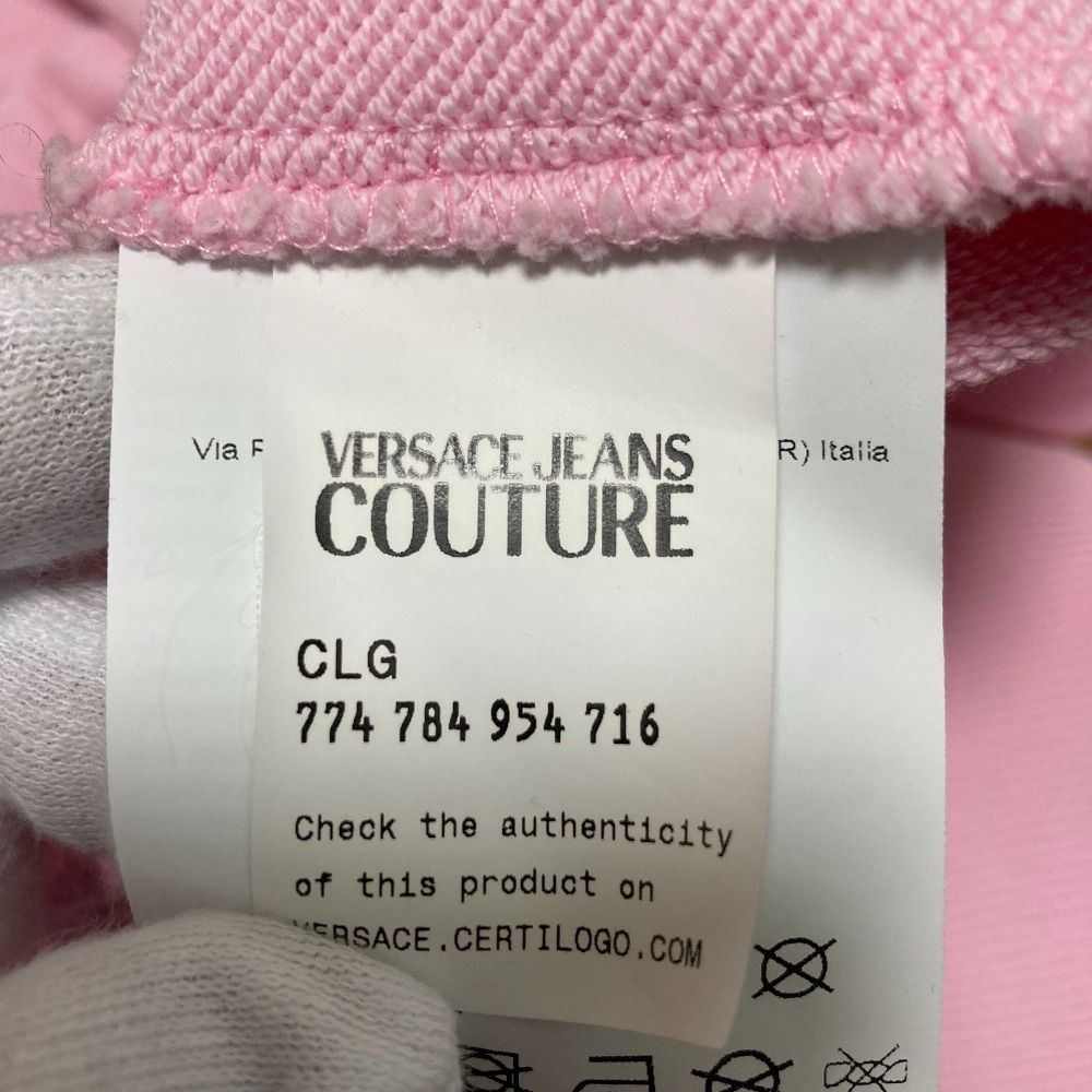 美品 VERSACE JEANS COUTURE ヴェルサーチジーンズクチュール ロゴ