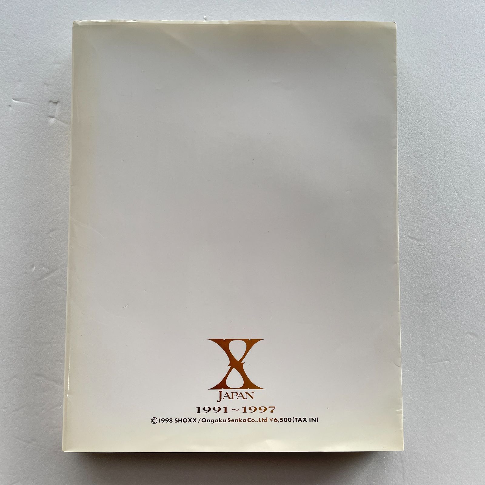 X JAPAN 写真集 SHOXX FILE Vol.2 1991〜1997 エックスジャパン 音楽