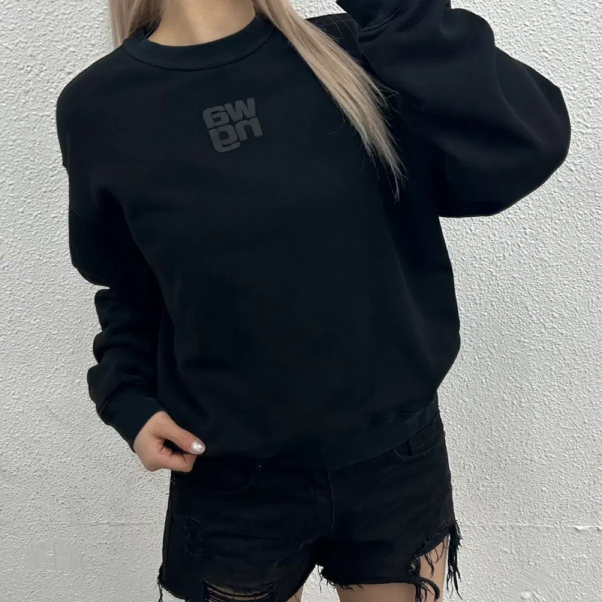Alexander Wang ブラック スウェット