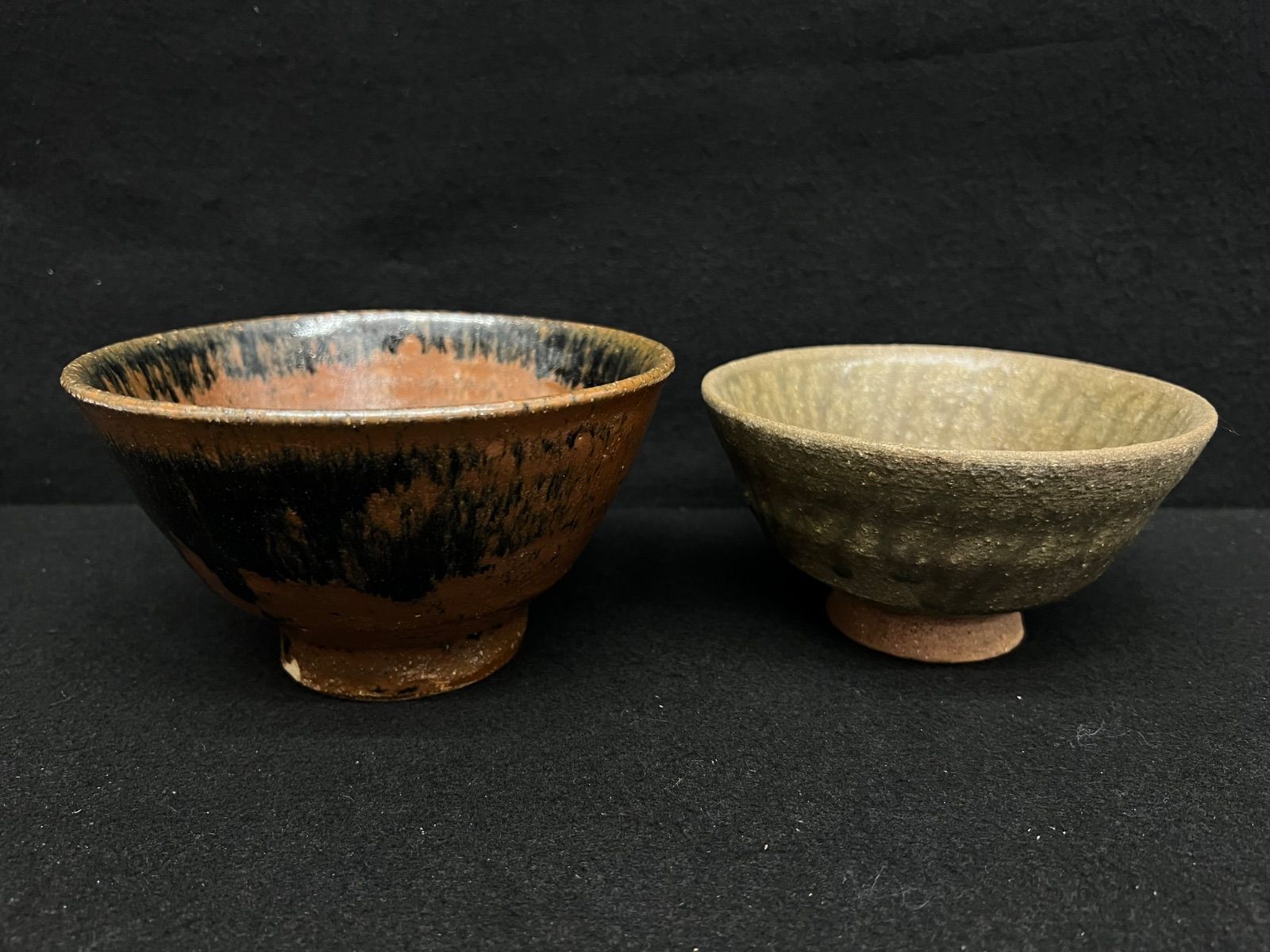 【 抹茶茶碗おまとめ2点 】茶道具 茶道 骨董品 茶碗
