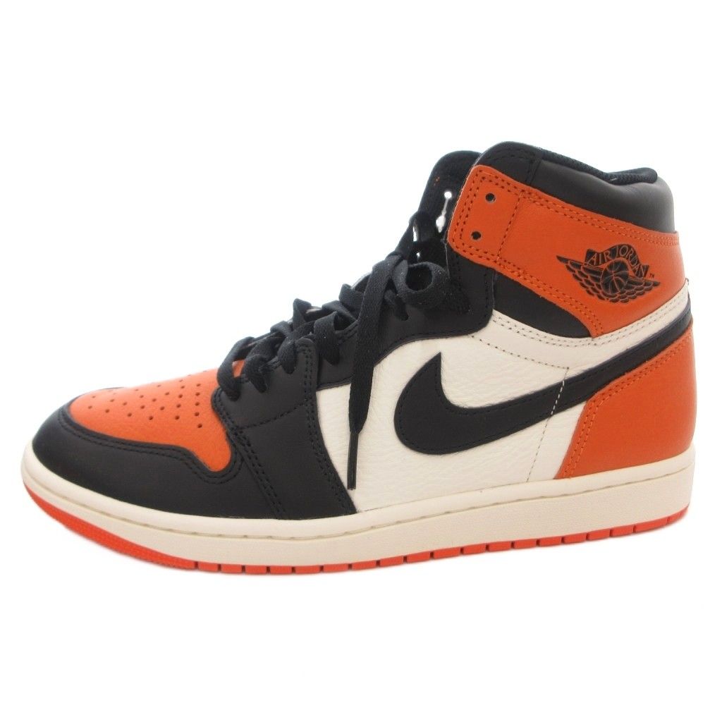 ナイキ NIKE タグ付き Air Jordan 1 Retro High OG Shattered Backboard スニーカー シューズ ハイカット 28cm オレンジ DZ5485-008 /FF