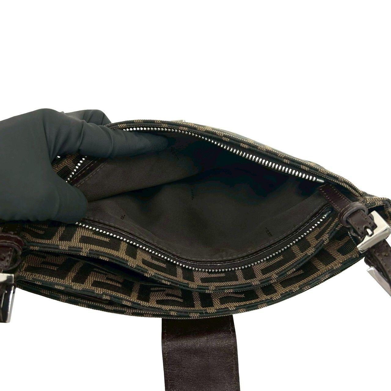 極 美品 FENDI フェンディ ヴィンテージ ズッカ FF 柄 キャンバス