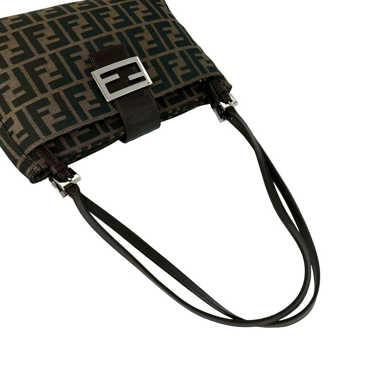 極 美品 FENDI フェンディ ヴィンテージ ズッカ FF 柄 キャンバス