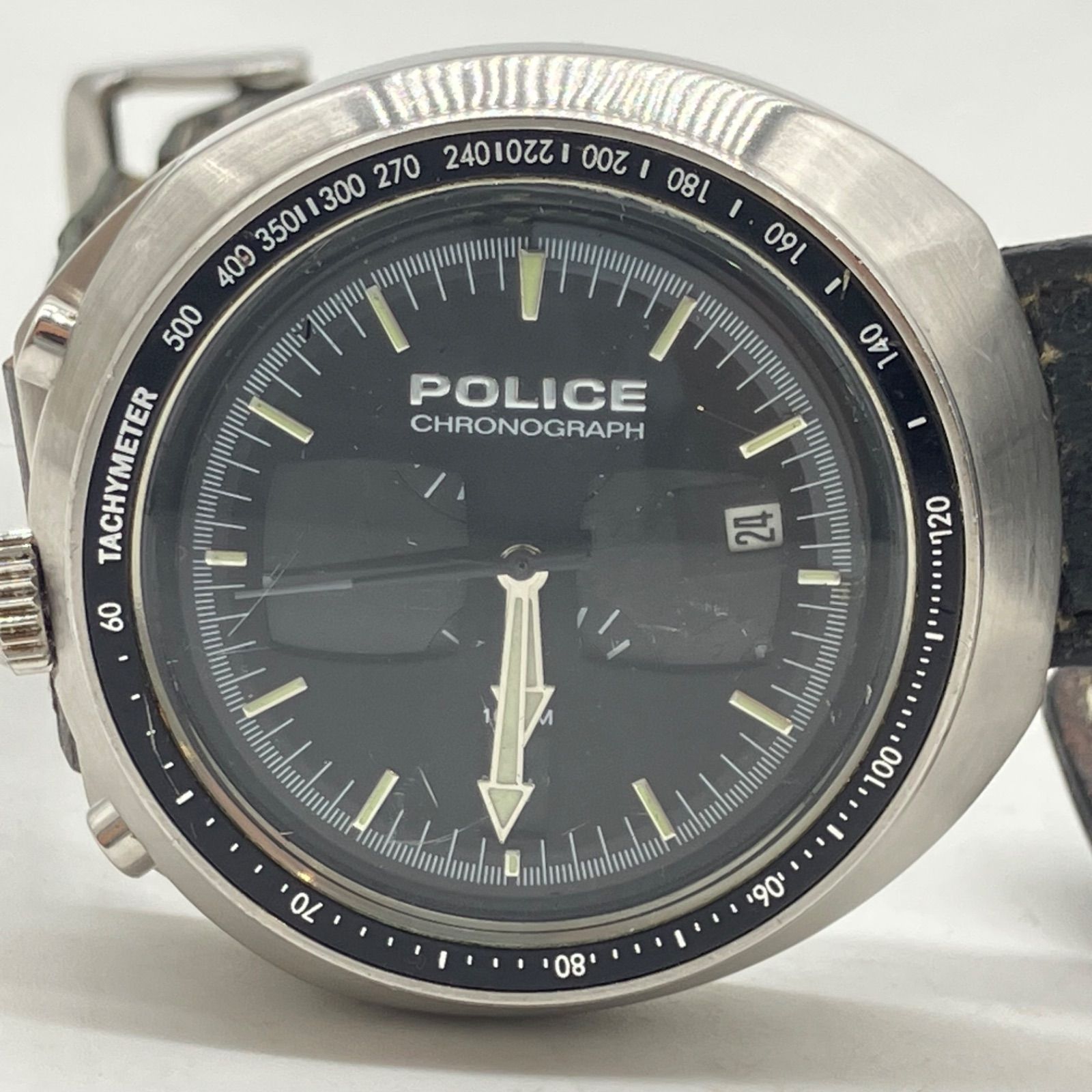 FA640【訳あり】POLICE 腕時計 インディアナポリス 10138J - メルカリ