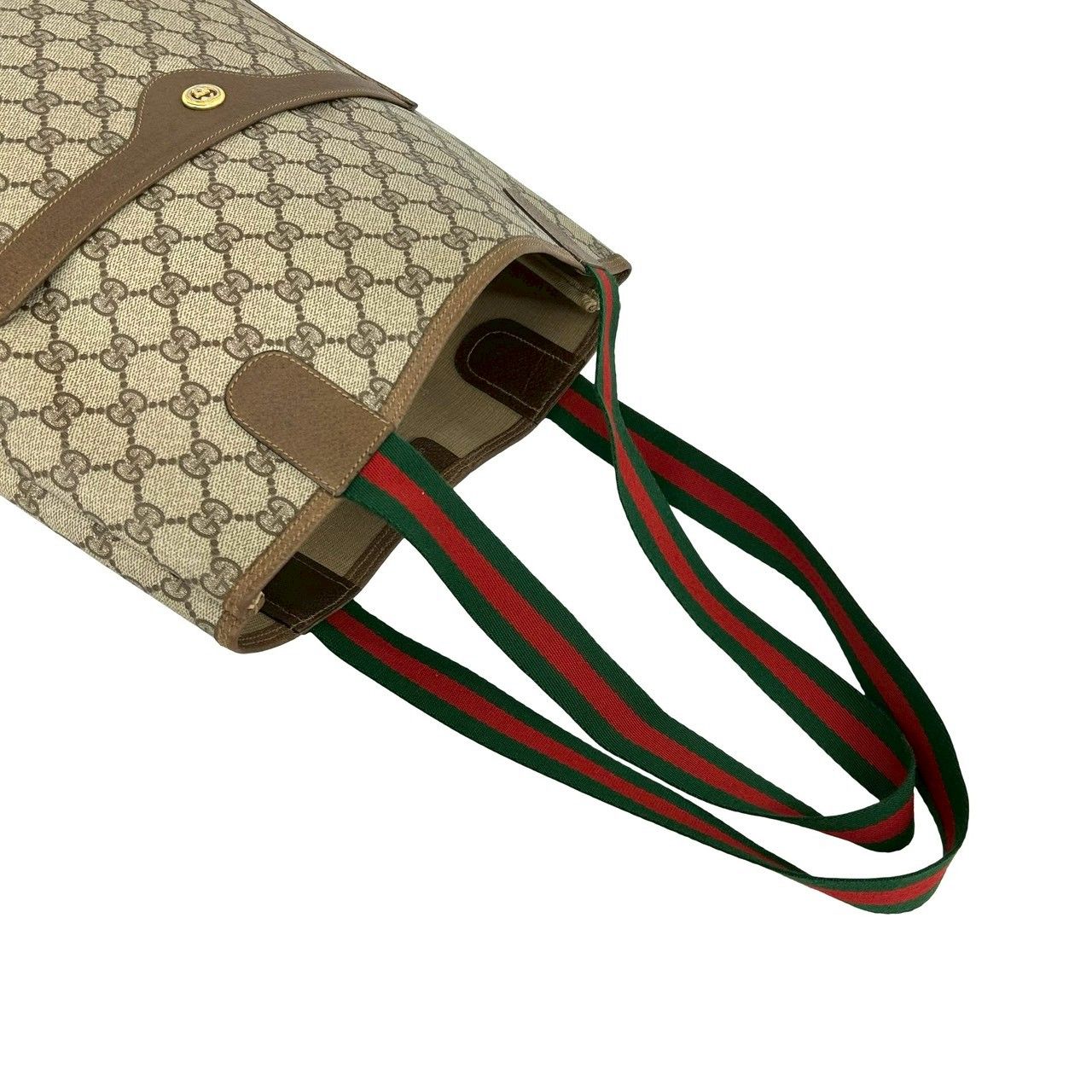 極 美品 GUCCI グッチ オールドグッチ ヴィンテージ シェリーライン GG