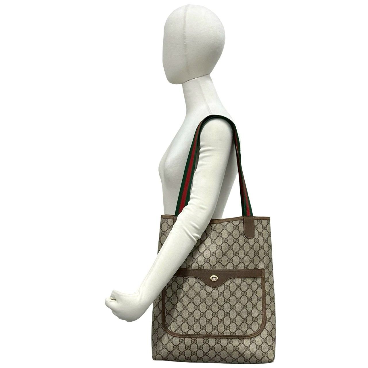 【極美品】グッチGUCCI ボストンバッグ GG シェリーライン ヴィンテージ 極 美品 GUCCI グッチ オールドグッチ ヴィンテージ シェリーライン GG