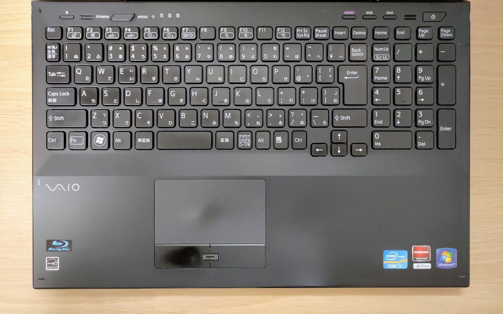 VAIO Corei7 SSD500GB フルHD グラボ付ノートPC - メルカリ