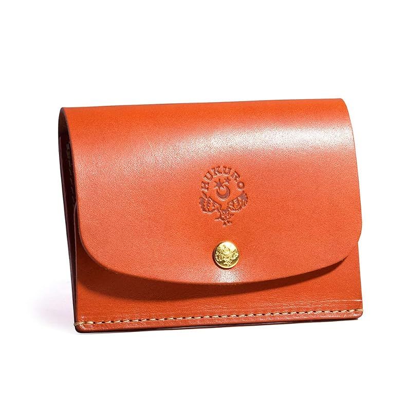 【新品】 HUKURO キーケース classic plus 革 栃木レザー メンズ レディース オレンジ