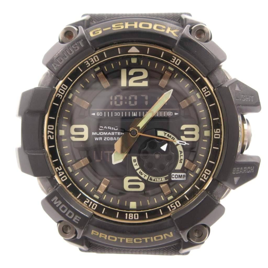 カシオジーショック CASIO G-SHOCK マッドマスター 腕時計 クォーツ アナデジ GG-1000GB-1AJF ブラック /TQ