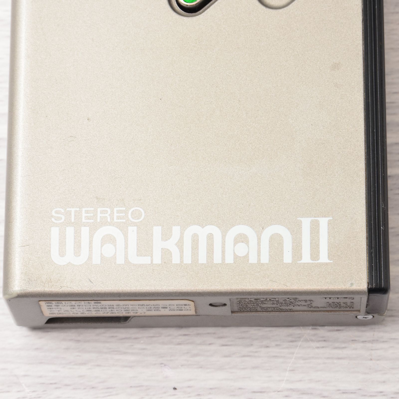 SONY WALKMAN WM-2 カセットウォークマン シルバー 整備済 TY450