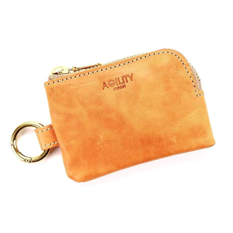 【新品】 アジリティアッファ(AGILITY affa)『クロヴィス』パスケース キーケース スリム 薄型 カラビナ L字 おしゃれ かわいい 小さい