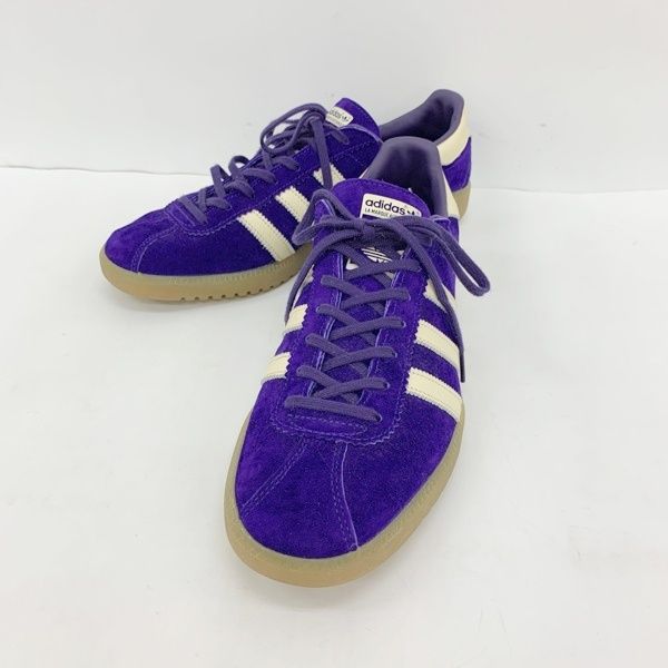 adidas originals アディダス スニーカー シューズ ローカット BERMUDA College Purple IE7427 メンズ 28cm パープル 靴 DF19399■