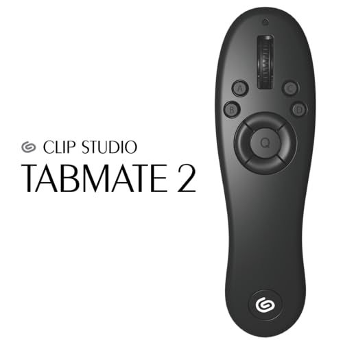 【iPad / iPhone対応】CLIP STUDIO TABMATE 2 （クリップスタジオタブメイト2）ワイヤレスの片手入力デバイス どのデバイスでも使えて作業効率向上 絵を描くのがもっとラクに、もっと楽しくなるｍａ
