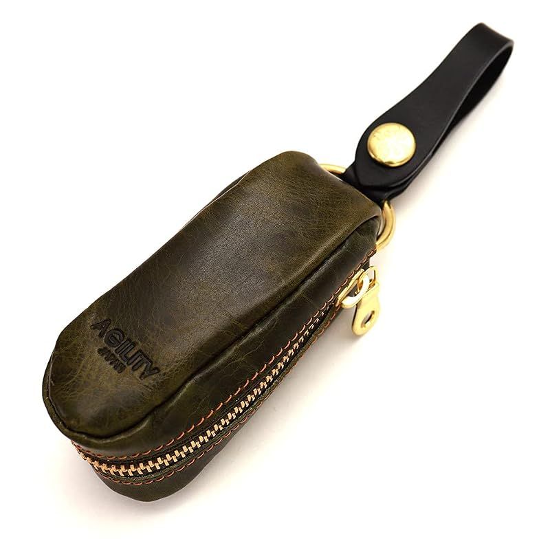 【新品】 [アジリティ] affa アファ『パンセ』(全5色) キップワックス【スマートキー キーケース レザー 革 日本製】/カーキ
