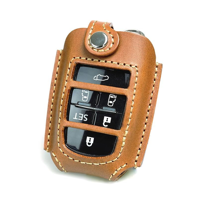 【新品】 [革茶屋] トヨタ互換 アルファード互換 ヴェルファイア互換 ノア互換 ヴォクシー互換 スマートキーケース 本革(toyot@a-av6B) (キャメル/ベージュ)