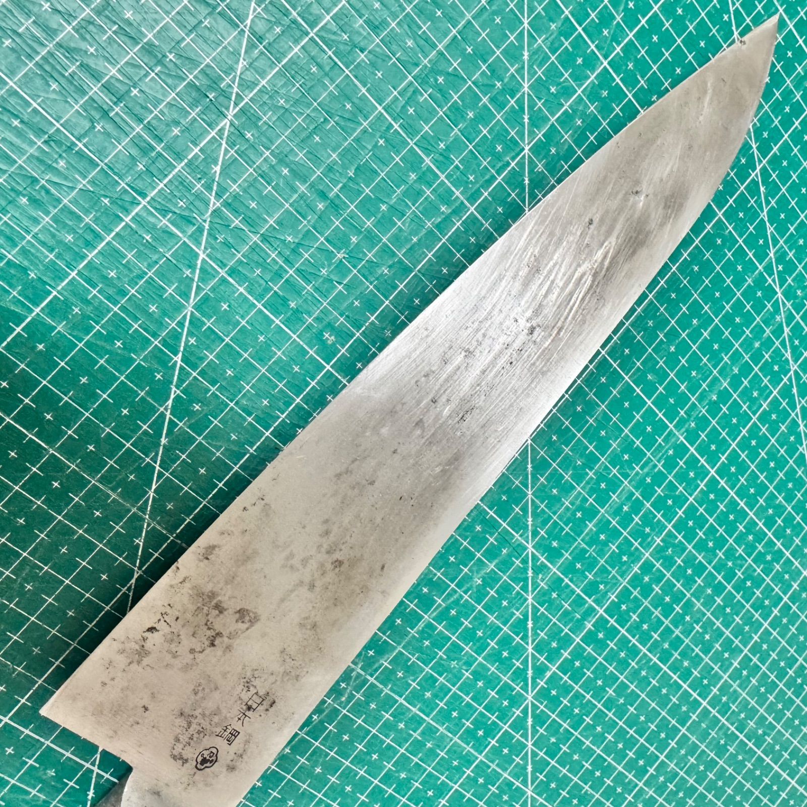 職人研ぎ済☆正広作☆牛刀☆240mm☆日本鋼☆右利き用☆片刃☆日本製