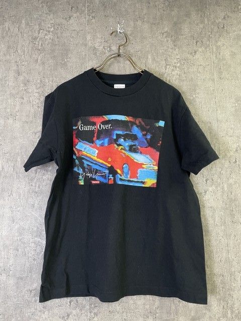【中古】Supreme×YOHJI YAMAMOTO シュプリーム×ヨウジヤマモト Tシャツ Game Over Tee プリント グラフィック ブラック S 33924927