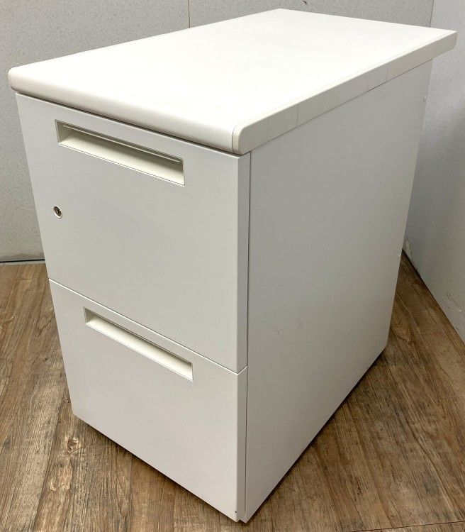 【中古品】イナバ VDNシリーズ 2段脇机 252851 ホワイト
