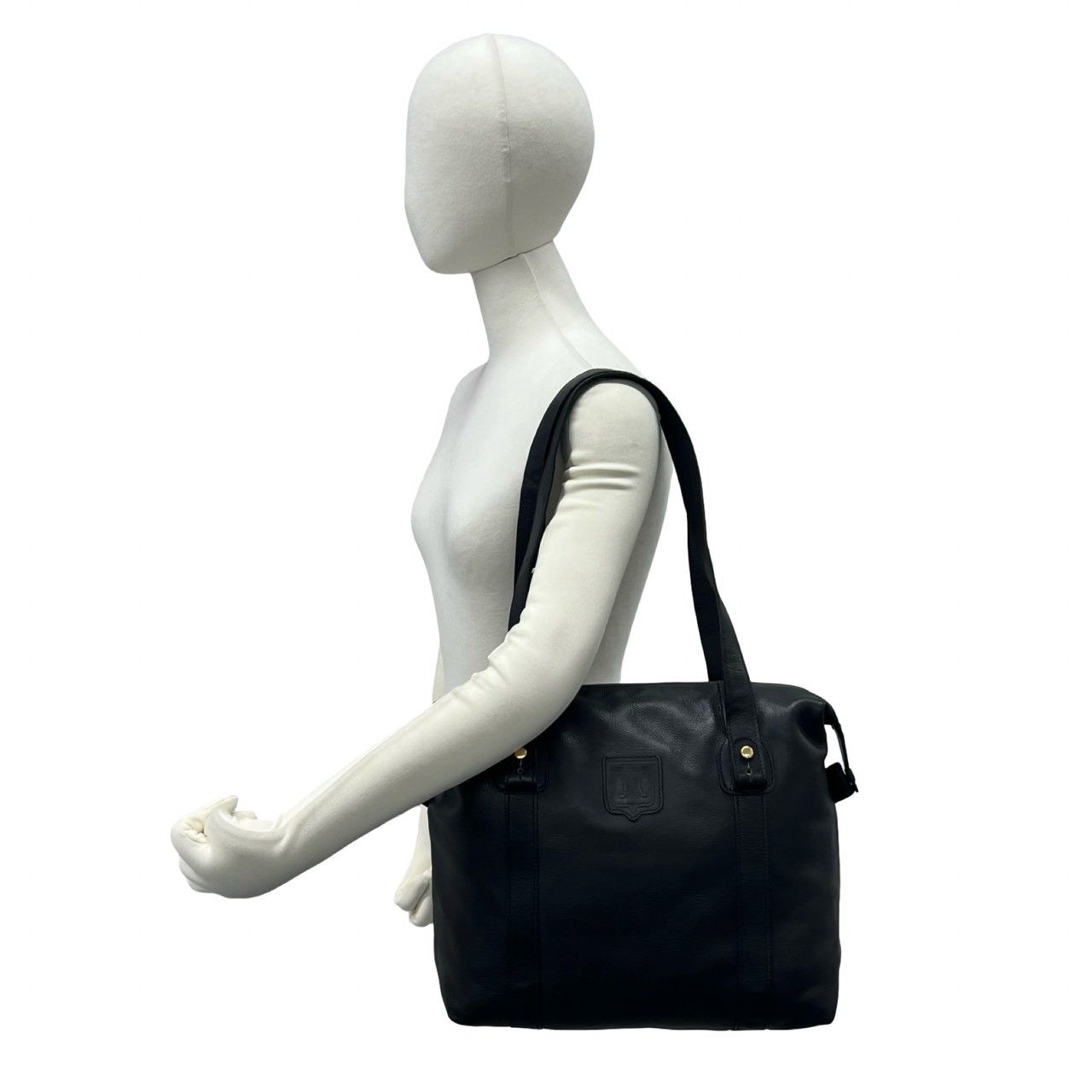 極 美品 CELINE セリーヌ ヴィンテージ トリオンフ ロゴ レザー 本革