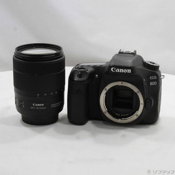 ソフマップ 〔中古品〕 EOS 80D EF-S18-135 IS USM レンズキット【348】
