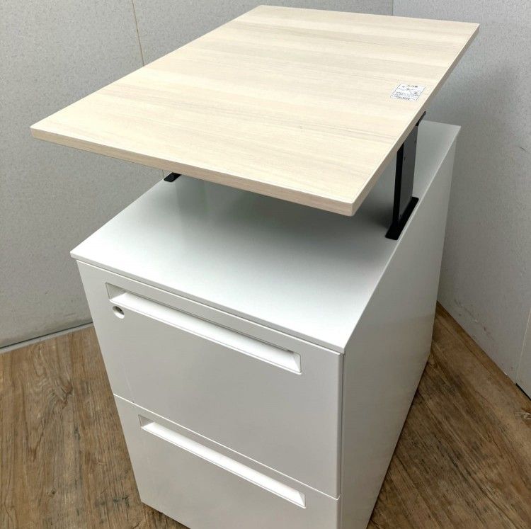 中古品】オカムラ 天板昇降式2段インサイドワゴン DNC8XB MAY7