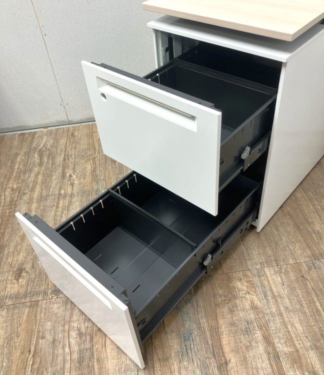 中古品】オカムラ 天板昇降式2段インサイドワゴン DNC8XB MAY7