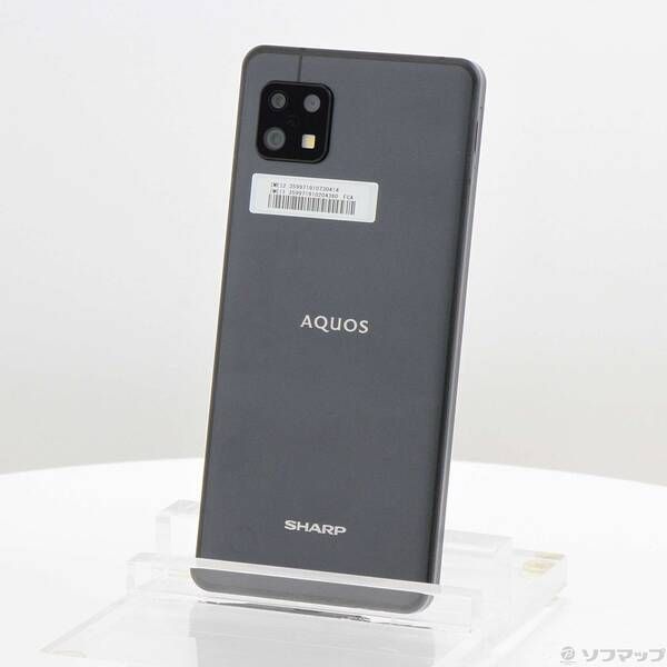 ソフマップ 〔中古品〕 AQUOS sense6s 64GB ブラック SH-RM19s 楽天 SIMフリー【258】