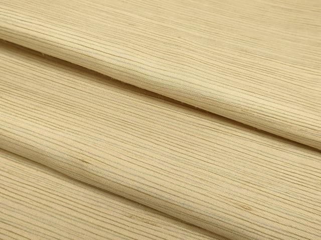 平和屋着物▽上質な紬　単衣　横段霞文　正絹　逸品　DABF5728du
