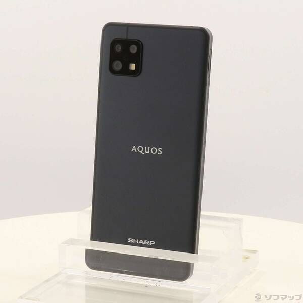 ソフマップ 〔中古品〕 AQUOS sense6 64GB ブラック SH-M19 SIMフリー【258】