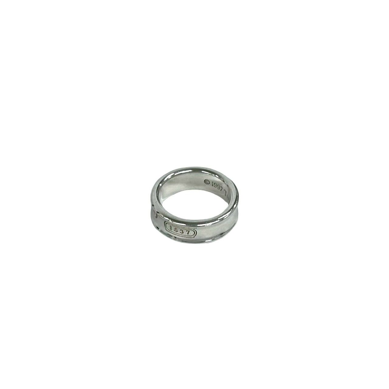 極 美品 TIFFANY&Co. ティファニー ヴィンテージ ナロー リング ロゴ 