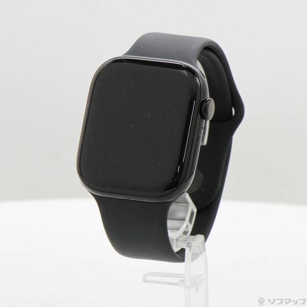 ソフマップ 〔中古品〕 Apple Watch Series 10 GPS 46mm ジェットブラックアルミニウムケース ブラックスポーツバンド【348】