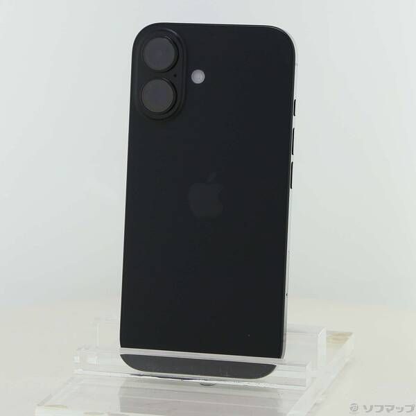 ソフマップ 〔中古品〕 iPhone16 128GB ブラック MYDQ3J／A SIMフリー【295】