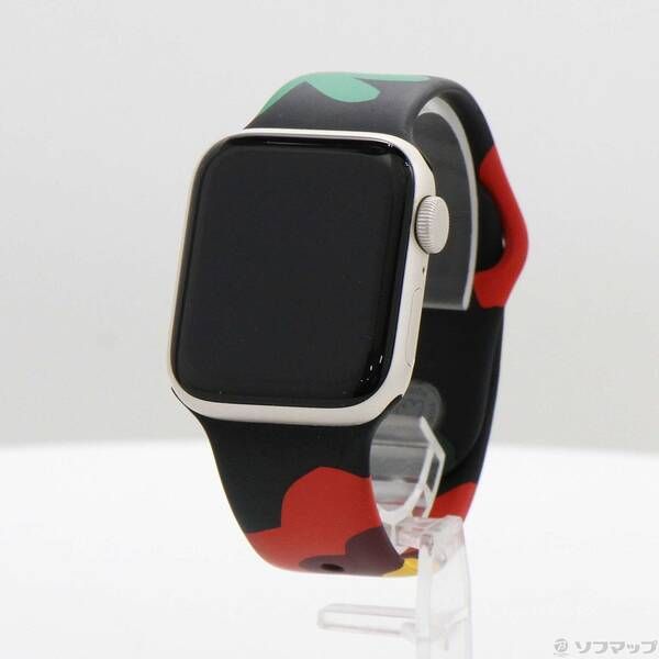 ソフマップ 〔中古品〕 Apple Watch SE 第2世代 GPS 40mm スターライトアルミニウムケース Black Unityスポーツバンド ユニティブルーム【348】