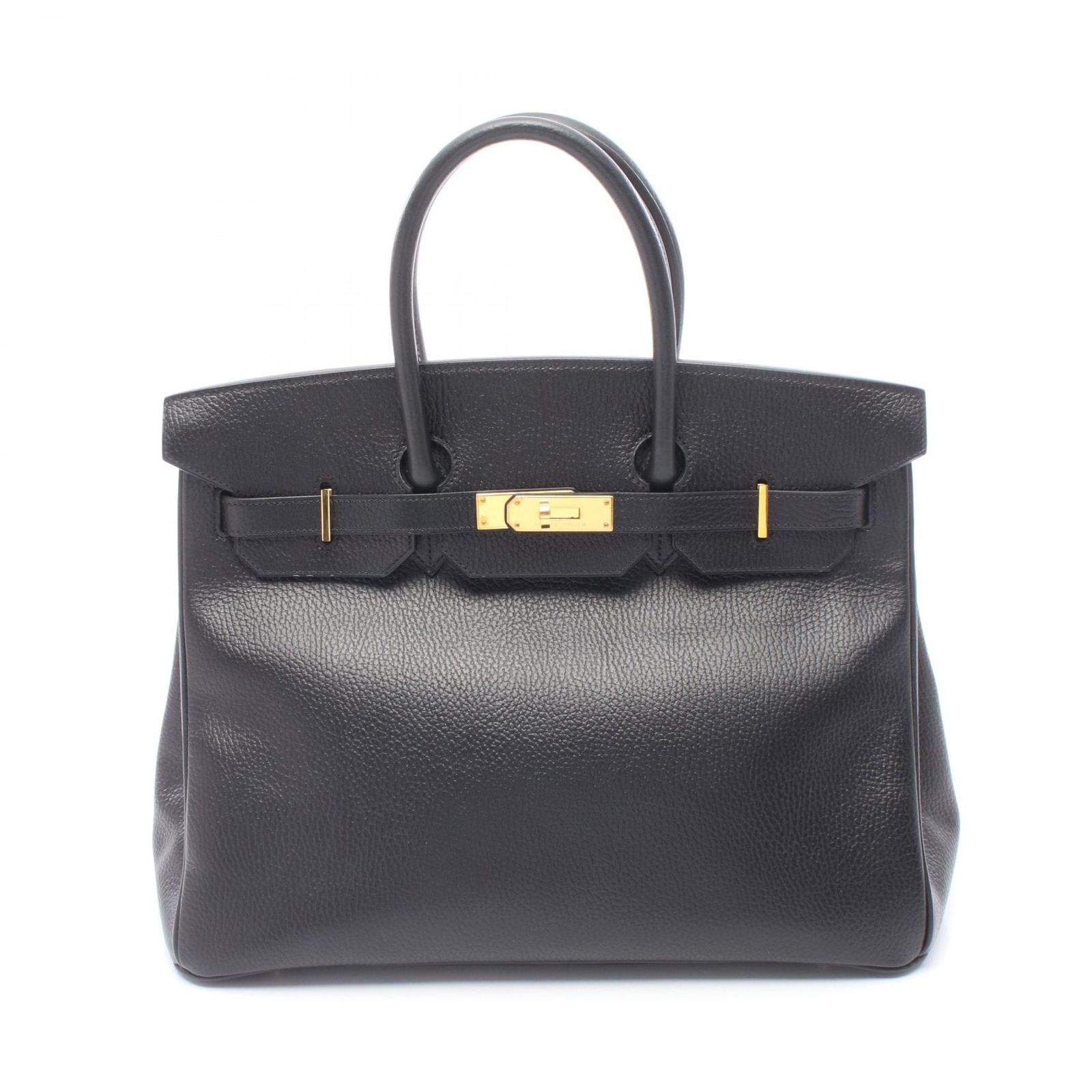 エルメス HERMES ハンドバッグ バーキン35 ブラック レザー バーキン35 ブラック レディース Used A