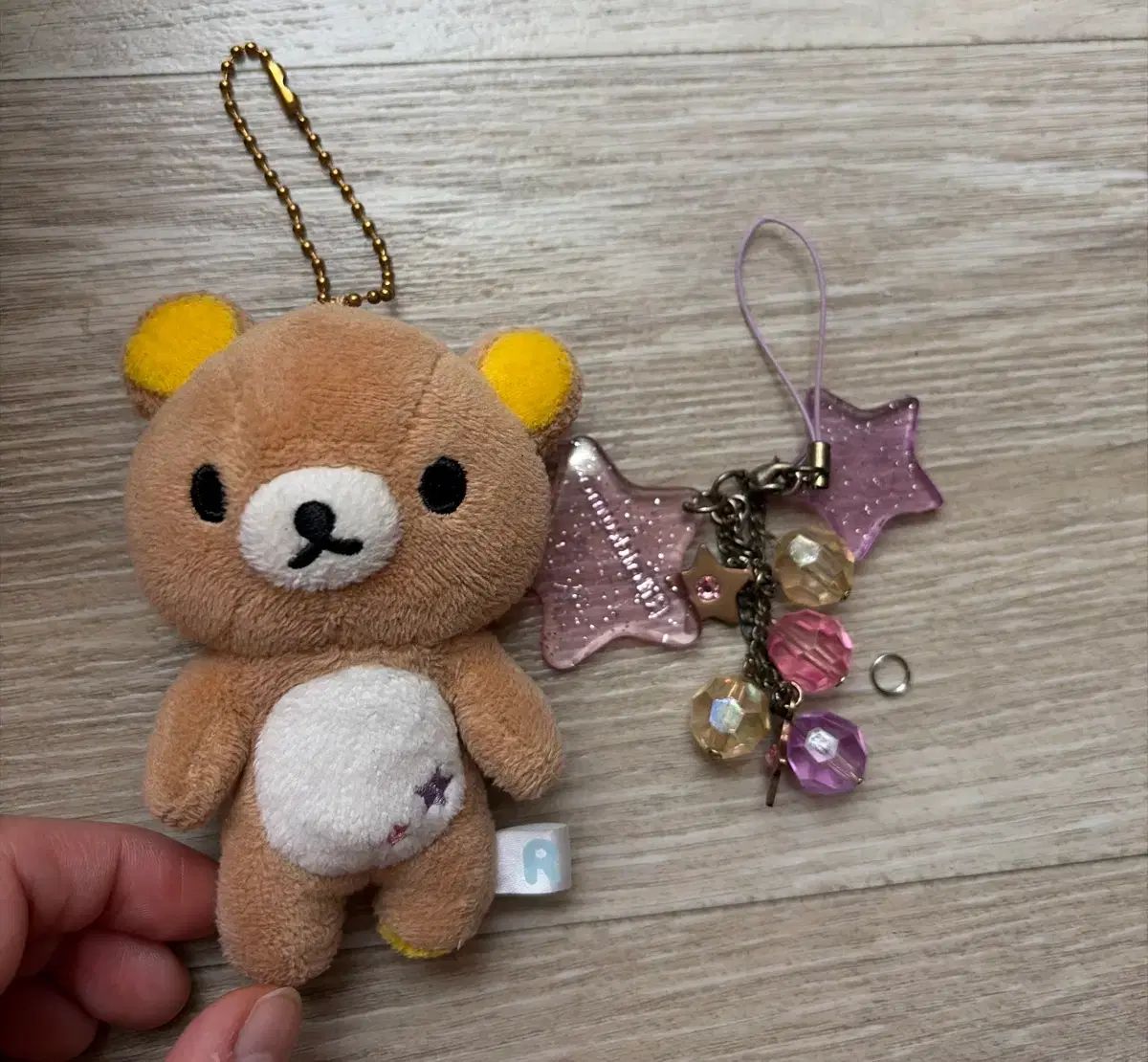 リラックマ 星 キーホルダー