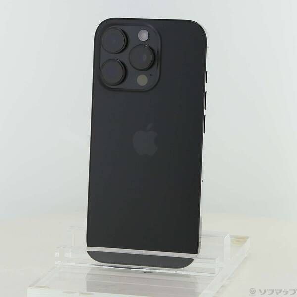 ソフマップ 〔中古品〕 iPhone16 Pro 128GB ブラックチタニウム FYMV3J／A SIMフリー【258】
