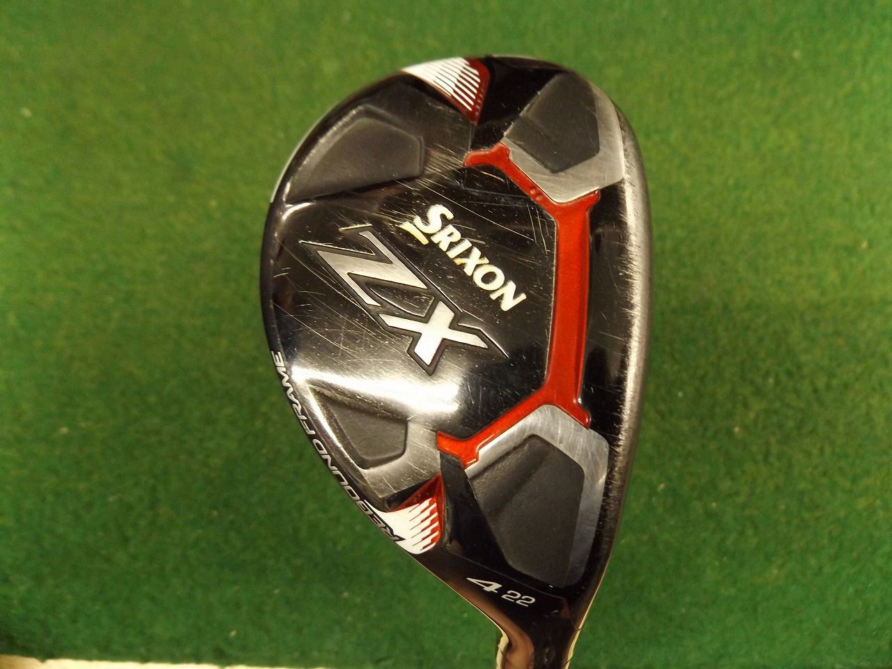 3187 SRIXON ZX HYBRID ＃4 22° NS 950GH DST S カバー劣化 ダンロップ スリクソン ユーティリティ ゴルフクラブ .028072