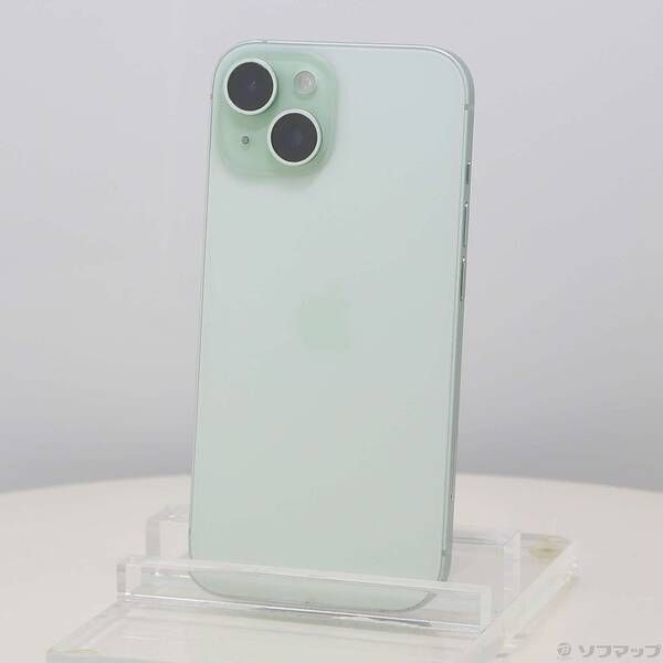 ソフマップ 〔中古品〕 iPhone15 128GB グリーン MTMM3J／A SIMフリー【262】