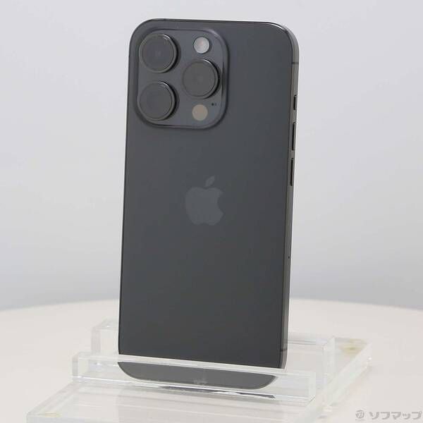 ソフマップ 〔中古品〕 iPhone15 Pro 256GB ブラックチタニウム MTUC3J／A SIMフリー【262】