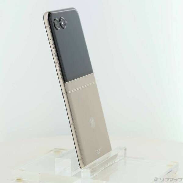 Motorola razr 50s 256GB サンドクリーム Softbank SIMフリー中古