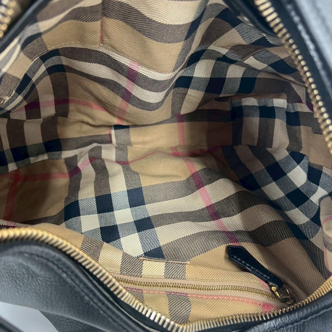 極 美品 BURBERRY バーバリー ノバチェック シャドーホース 金具